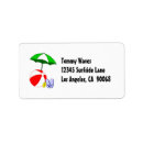 Search for pool water return address labels Ocean