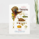 Recherche de menu thanksgiving cartes Vintage