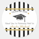 Search for graduation name stickers College university