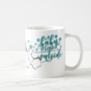 Search for polar bear in snow mugs Blue