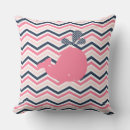 Recherche de rayé nautique coussins Rose
