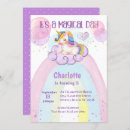 Search for purple unicorn invitations Printable