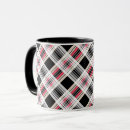Search for red and black plaid mugs Pattern