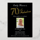 Recherche de 70th anniversaire invitations Fabuleux