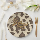 Search for brown cow paper plates Rustic