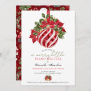 Search for poinsettia christmas invitations Vintage