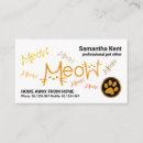 Search for meow business cards Pet