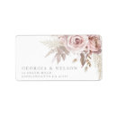 Search for floral return address labels Blush