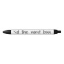 Search for funny writing supplies Boss
