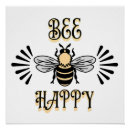Recherche de abeille heureuse posters Citation