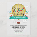 Recherche de up baby shower invitations Montgolfière
