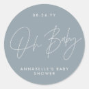 Search for blue baby shower stickers Script