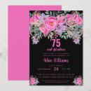 Search for 75 and fabulous invitations 75th