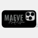 Search for elegant and modern iphone cases Typography