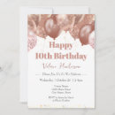 Search for 10 year old birthday invitations 10th birthday party
