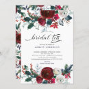 Search for winter tea bridal shower invitations Floral