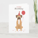 Search for boxer birthday cards Cute