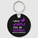 Search for epilepsy purple ribbon keychains Wear
