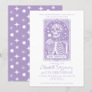 Search for gothic birthday invitations Skeleton