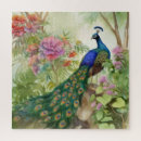 Search for peacock puzzles Vintage