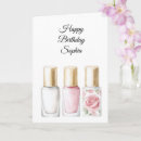Search for nail polish cards Pink