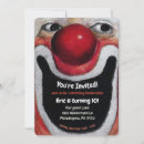 Search for clown invitations Vintage