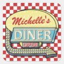 Search for made in the 50s stickers Diner