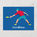 Recherche de frisbee cartes postales Disque