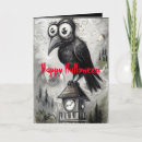 Search for crow halloween cards Spooky
