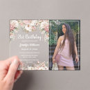 Search for photo 21st birthday invitations Pink