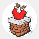 Recherche de chimney autocollants Santa claus