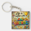 Search for friend for life keychains Cute