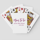 Search for baby shower playing cards Mom to be