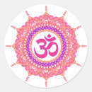 Recherche de mandala rose autocollants Yoga