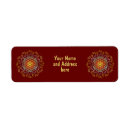 Search for sacred return address labels Mandala