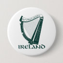 Search for irish harp buttons Ireland