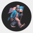 Search for bigfoot flag stickers 4th of july