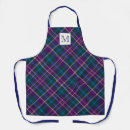 Search for blue green plaid aprons Purple