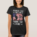 Search for honor the fallen tshirts Living