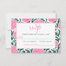 Search for pink pattern rsvp cards Simple