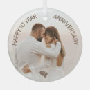 Search for 10th wedding anniversary ornaments Keepsake
