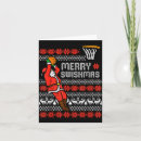Search for basketball christmas cards Men
