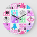 Recherche de flocons neige horloges Motif
