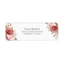 Search for pink roses return address labels Birthday party