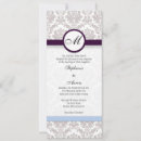 Search for damask stamp wedding invitations White