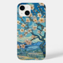 Search for almond blossoms iphone cases Blue