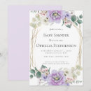 Recherche de lavender baby shower invitations Botanique