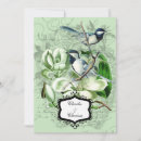 Search for chickadees invitations Vintage