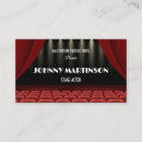 Search for stage lighting business cards Actor