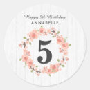 Recherche de floral wreath autocollants Rustique
